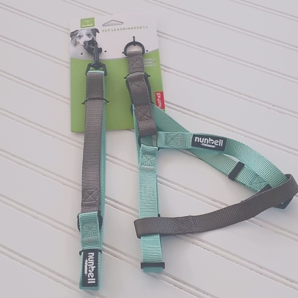 Nunbell Two Tone Nylon Pet Leash & Harness Set - Picture 6 of 11